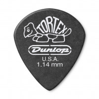 482P1.14 Tortex Pitch Black Jazz III Медиаторы 12шт, толщина 1,14мм, Dunlop