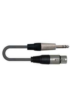 SPTF-3 Кабель акустический XLRf-6.3мм, 1м, Leem