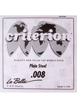 CPS008 Отдельная 1-я струна, сталь, 008, La Bella