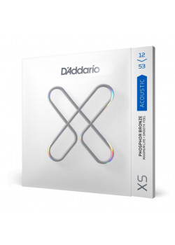 XSAPB1253 XS Комплект струн для акустической гитары, фосфорная бронза, 12-53, D'Addario