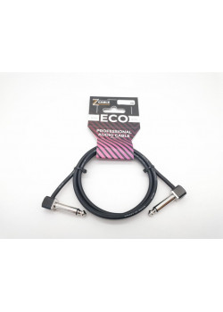E45-JR-JR-0030-0 Патч-кабель, угловой, беспаечный корпус, 0.30м, ZZcable