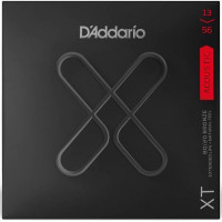 XTABR1356 XT Комплект струн для акустической гитары, бронза 80/20, 13-56, с покрытием, D'Addario