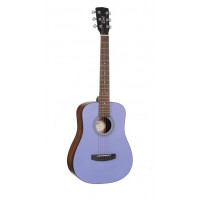 AD-MINI-WBAG-OPLV Standard Series Акустическая гитара 3/4, лаванда, с чехлом, Cort