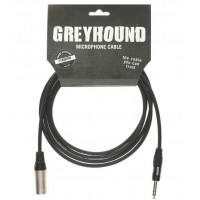 GRG1MP03.0 Greyhound Кабель микрофонный XLRm-6.35мм, 3м, Klotz