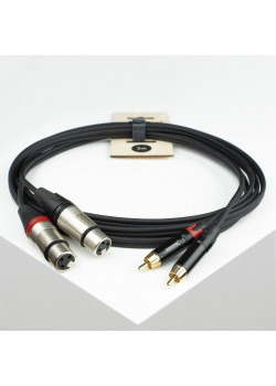 RCA2XF-6m Компонентный кабель 2хRCA - 2хXLRF, 6м, SHNOOR