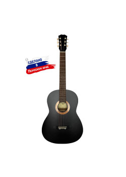 F-Black Гитара акустическая, черная, Кунгурская Акустика