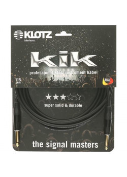 KIKKG3.0PPSW KIK Кабель инструментальный, 3м, прямые коннекторы, Klotz