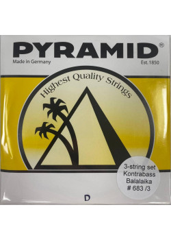 683/3 Комплект струн для балалайки контрабас, Pyramid