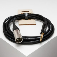 IC124-XMJM-3m Кабель инструментальный, XLRM-6.35мм, моно 3м, SHNOOR IC124-XMJM-3m Кабель инструментальный, XLRM-6.35мм, моно 3м, SHNOOR