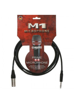 M1MS1K0100 M1 Кабель микрофонный XLRm-6.35мм, 1м, Klotz