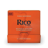 RKA0130-B25 Rico Трости для саксофона тенор, размер 3.0, 25шт в индивидуальной упаковке, Rico