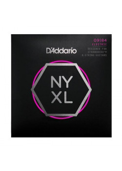 NYXL0984SB NYXL Комплект струн для 8-струнной электрогитары .strandberg, 9-84, Cm Light, D'Addario