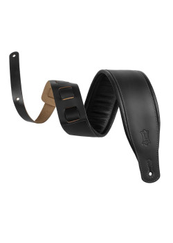 M26PD-BLK-XL Amped Leather Series Ремень для гитары, кожаный, черный, Levy's