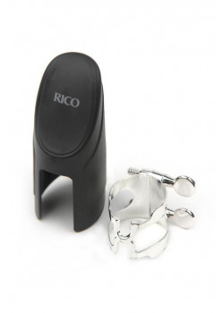 HCL1S H-LIGATURE Лигатура с колпачком для кларнета Bb, посеребренная  RICO