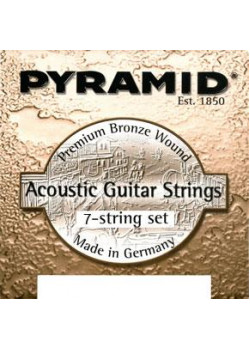 331100 Phosphor Bronze Комплект струн для 7-струнной акустической гитары, 11-60, Pyramid 331100 Phosphor Bronze Комплект струн для 7-струнной акустической гитары, 11-60, Pyramid