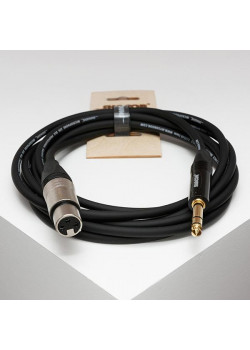 MC226-XFJS-1.5m Кабель микрофонный, XLRF-6.35мм стерео, 1.5м, SHNOOR
