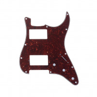 MX1379BT Пикгард для электрогитары Fender Stratocaster HH, 4 сл, черепаший панцирь, Musiclily