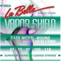 VSB5A Vapor Shield  Комплект струн для 5-струнной бас-гитары, никелированные, 40-118, La Bella