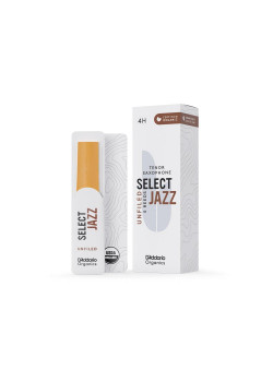 ORRS05TSX4H Organic Select Jazz Unfiled Трости для саксофона тенор, размер 4H, 5шт, D'Addario