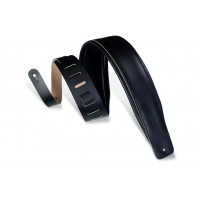 DM1PD-BLK Heirloom Series Ремень для гитары, кожаный, черный, Levy's DM1PD-BLK Heirloom Series Ремень для гитары, кожаный, черный, Levy's