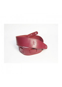 FL66038L11 Leather 11 Ремень для гитары, кожаный, гранат, Fidel
