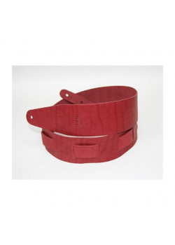 FL50030L Leather Ремень для гитары, кожаный, цвет гранат, Fidel