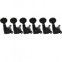MX1347BK-6 Колки для гитары 6п, черные, Musiclily