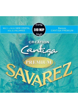 510MJP Creation Cantiga Premium Комплект струн для классической гитары, посеребренные, Savarez 510MJP Creation Cantiga Premium Комплект струн для классической гитары, посеребренные, Savarez
