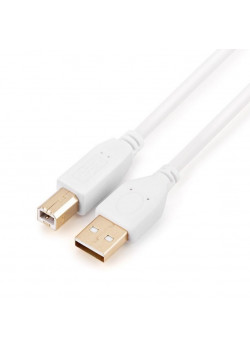 00-00028931 Кабель USB A (m)-USB B (m) 1.8м ПВХ белый, GoPower 00-00028931 Кабель USB A (m)-USB B (m) 1.8м ПВХ белый, GoPower