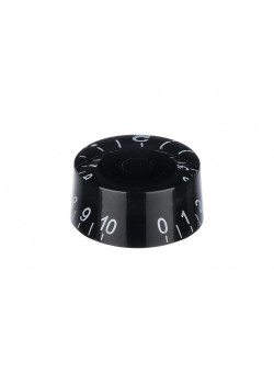 M147-4 Ручка потенциометра, LP Style, метрическая, черная (в комплекте 4 шт), Musiclily
