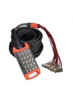 BCB405-30m Сценическая коммутационная коробка 20хXLR входов + 4хXLR выхода, 30м, Soundking