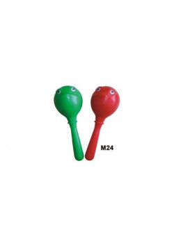 M24 Пластиковые маракасы на ручке с глазами. Fleet