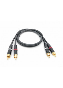 E56-2RCA-2RCA-0150-0 Кабель аудио 2хRCA-2хRCA, 1.5м, ZZcable