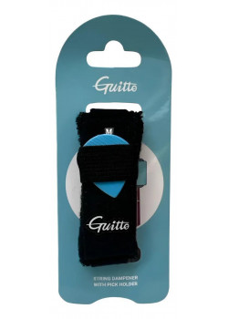 GGF-02S(Black) Демпфер гитарный, средний, черный, Guitto