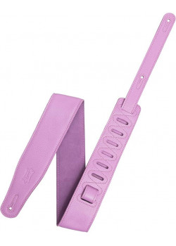 M26GFP-PNK Pastel Leather Series Ремень для гитары, кожаный, розовый, Levy's