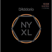 NYXL1059 NYXL Комплект струн для 7-струнной электрогитары, Regular Light, 10-59, D'Addario