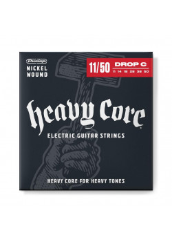 DHCN1150 Heavir Core Комплект струн для электрогитары, никелированные, 11-50, Dunlop