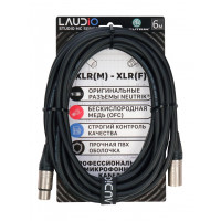 LA-N-MC/6 - STUDIO SERIES (NEUTRIK), Микрофонный кабель, XLR, 6 метров, LAudio