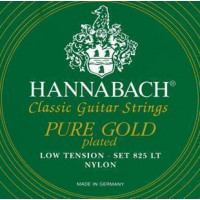 825LT Green PURE GOLD Комплект струн для классической гитары нейлон/позолоченные Hannabach