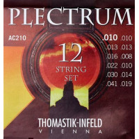 AC210 Plectrum Комплект струн для 12-струнной акустической гитары, сталь/бронза, 010-041, Thomastik