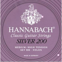 900MHT SILVER 200 Комплект струн для классической гитары нейлон/посеребренные Hannabach