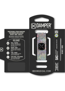 DAMD03 Демпфер гитарный, средний, кристаллы, IBOX