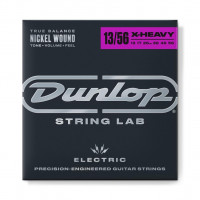 DEN1356 Комплект струн для электрогитары, никелированные, Extra Heavy, 13-56, Dunlop
