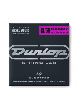 DEN1356 Комплект струн для электрогитары, никелированные, Extra Heavy, 13-56, Dunlop
