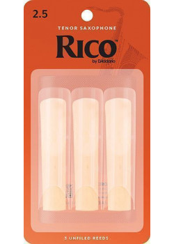 RKA0325 Rico Трости для саксофона тенор, размер 2.5, 3шт в упаковке Rico RKA0325 Rico Трости для саксофона тенор, размер 2.5, 3шт в упаковке Rico