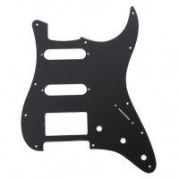 MX0315 Пикгард для электрогитары Fender Stratocaster HSS, 1 слой, черная, Musiclily