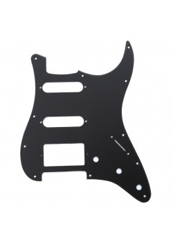 MX0315 Пикгард для электрогитары Fender Stratocaster HSS, 1 слой, черная, Musiclily