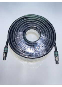 YES-SP002NE-30m Кабель акустический с разъёмами Neutrik Speakon, 30м, YES