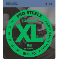 EPS530 XL PRO STEEL Струны для электрогитары Extra-Super Light 8-38 D`Addario