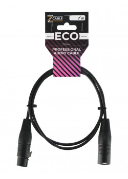 E14-XLR-M-F-0100-0 Кабель микрофонный 1м, ZZcable